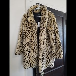 Cheetah Print Coat